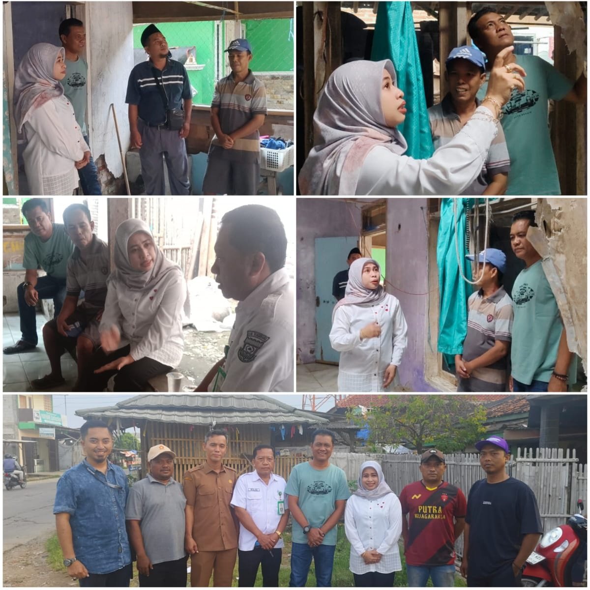 Aksi Peduli Sesama: Anggota DPRD Kab. Tangerang Dina Maria Ulfa Bantu Renovasi Rumah Keluarga Pak Edi