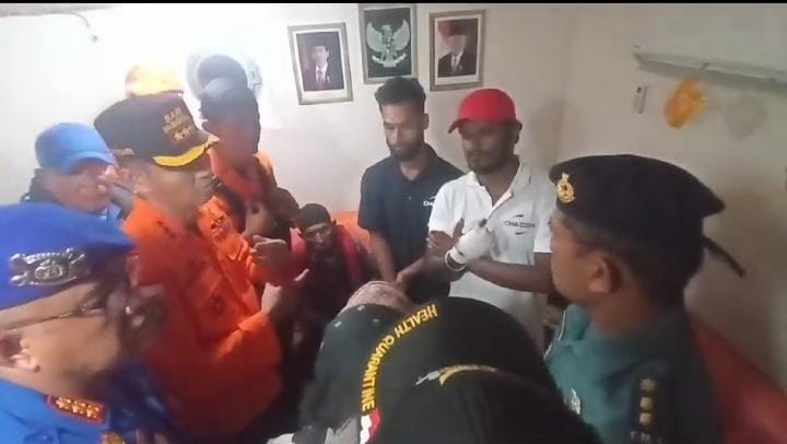 Dua Nelayan Asal Sri Lanka Mengalami Kecelakaan di Perairan Samudera Hindia, Basarnas Medan Lakukan Evakuasi