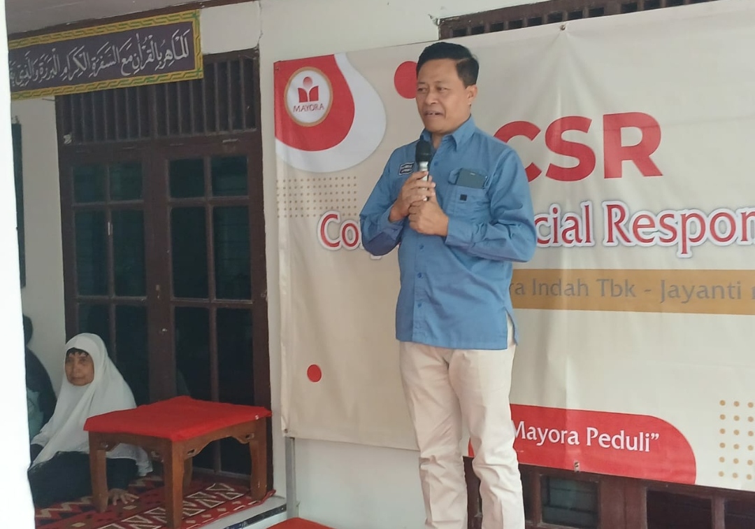 CSR Mayora Group Jayanti. Renovasi Masjid Majelis Ta’lim Taufiqurrahman, Kp.Sempur, Desa Sumur, Bandung, Kecam