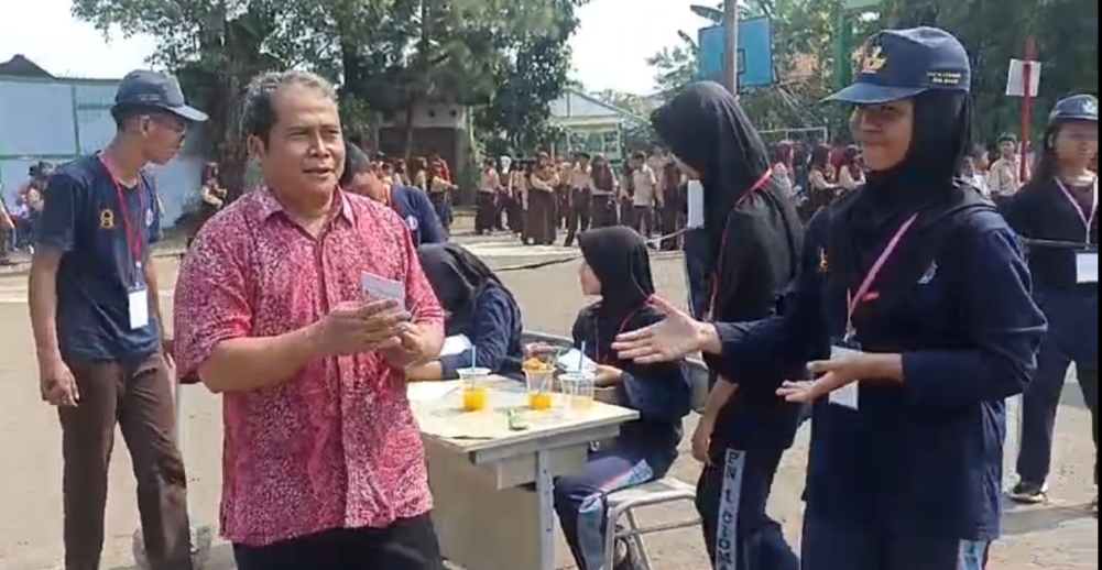 Layaknya Pemilu SMPN 1 Ciomas Adakan Pemilihan Ketua OSIS