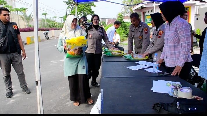 Polres Karanganyar dan Bulog Gelar Gerakan Pangan Murah, Jaga Stabilitas Harga Beras