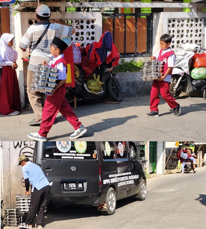Ironi Indonesia Emas: Siswa SD Dilibatkan dalam Ikut Serta Angkat MBG