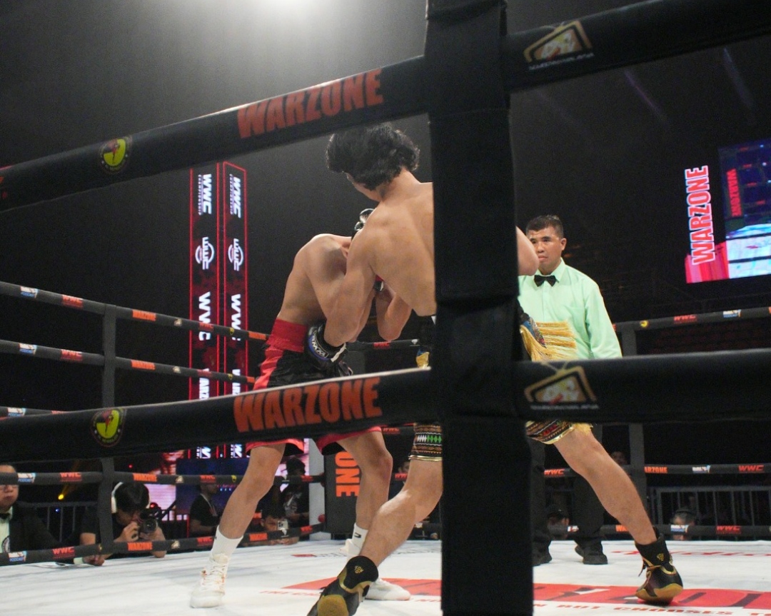 Menang KO dengan Cedera di Warzone Championship Malaysia, Reza Tafta Harumkan Nama Aceh Tenggara