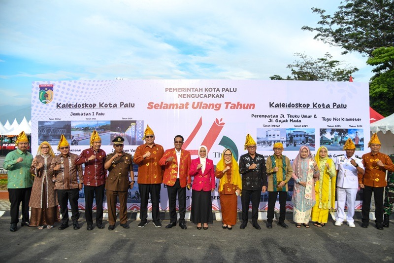 Hadiri HUT ke-46 Kota Palu, Menkumham Dorong Kesadaran Hukum di Masyarakat