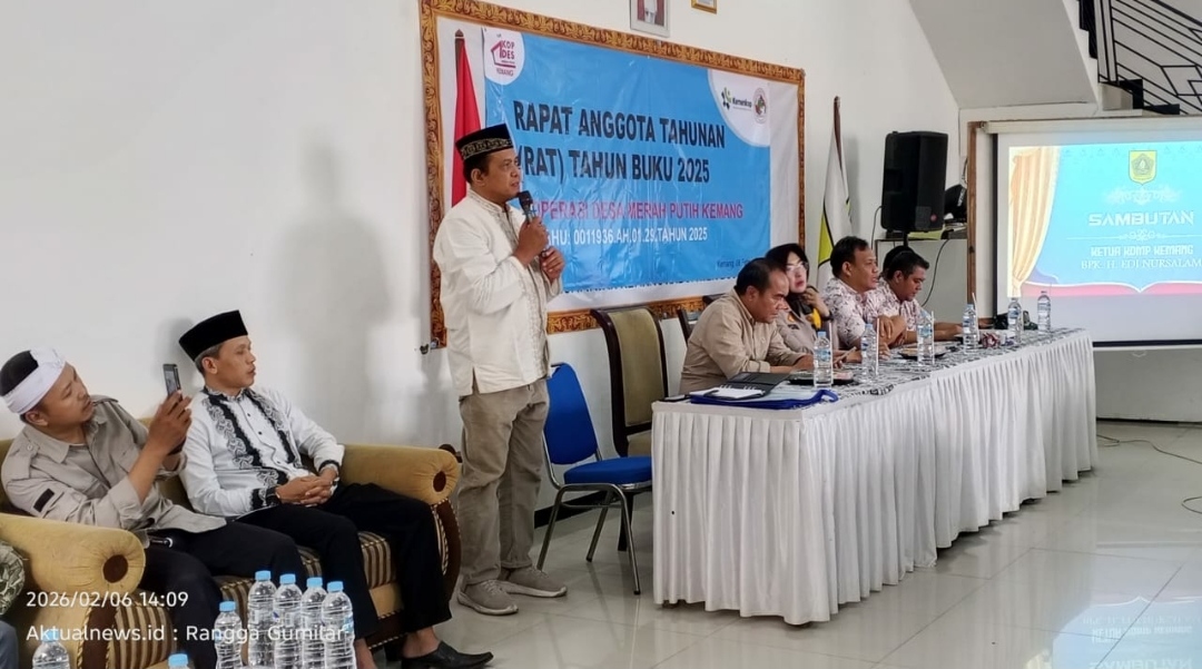KDMP Desa Kemang Sukses Gelar RAT Tahun Buku 2025, 244 Anggota Siap Majukan Ekonomi Masyarakat