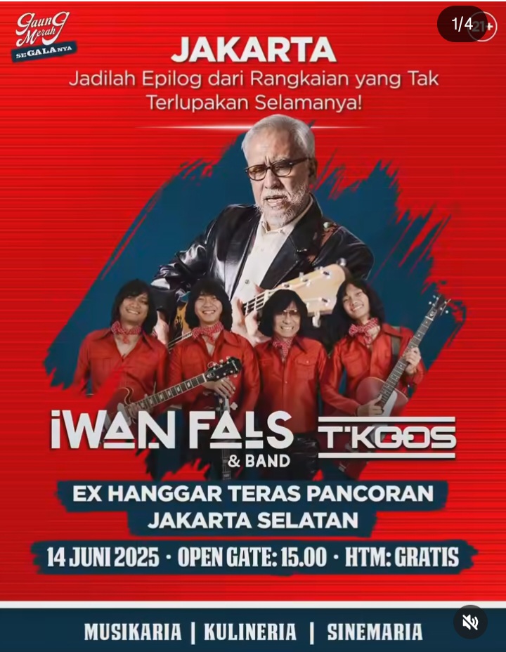 Siap-siap! Konser Gratis 