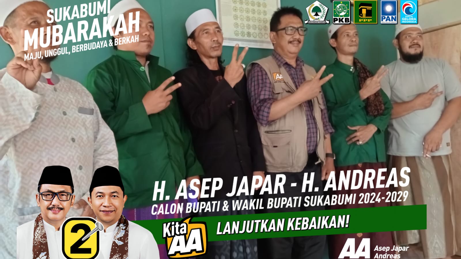 Silaturahmi dan Tabligh Akbar: H. Asep Japar Perkuat Dukungan di Cidadap