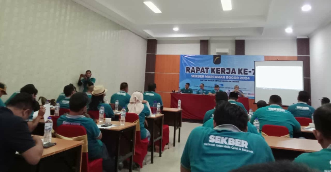 Sekber Wartawan Lintas Media Cetak dan Elektronik Bogor Raya Gelar Raker ke-7