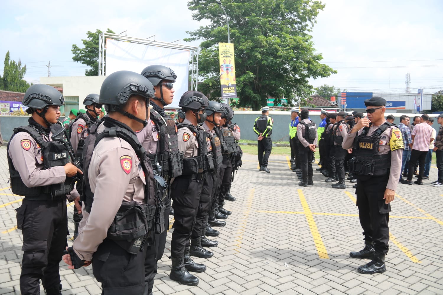 Untuk Menjaga Kelancaran Keamanan Kampanya De Tjolomadoe Satgas Preventif Operasi Mantap Brata Candi 2023/2024