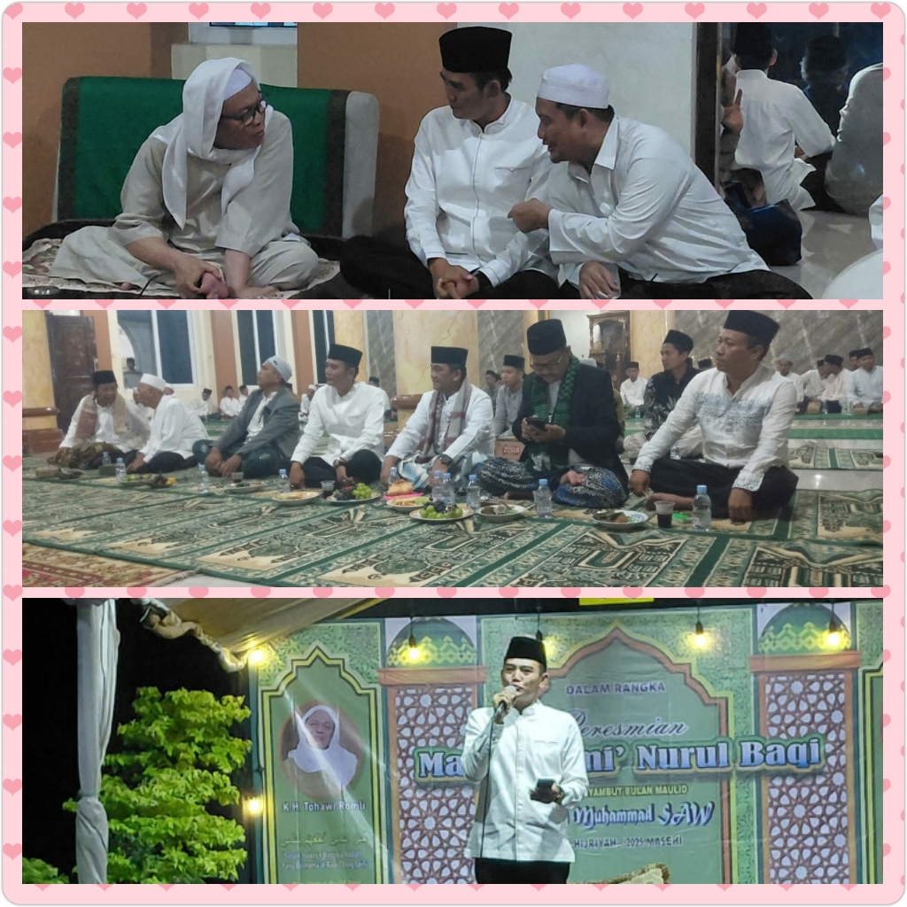 Camat Kemiri Hadiri Peresmian Masjid Baqi, Pusat Ibadah dan Persatuan Umat