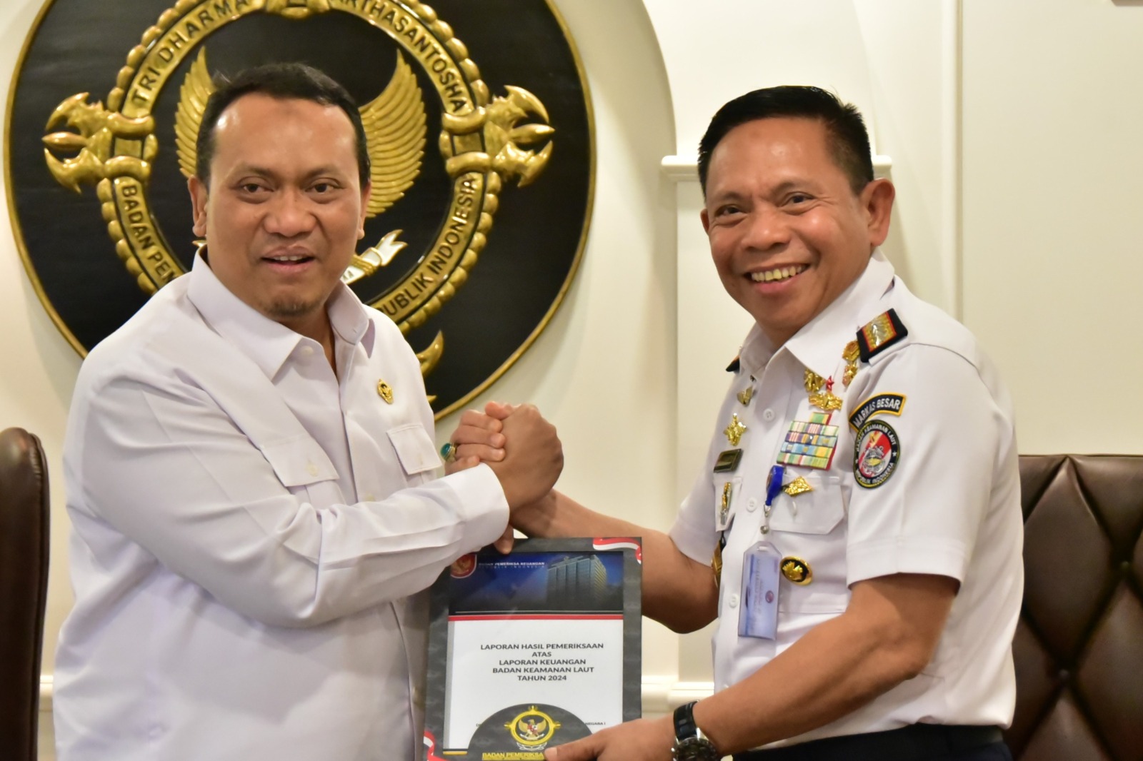 BPK Kembali Beri Predikat WTP untuk Laporan Keuangan Bakamla RI