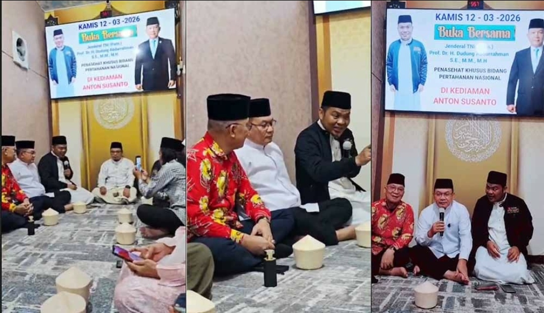 Jenderal TNI (Purn.) Dudung Abdurachman dan Wilson Lalengke Berbuka Bersama di Kediaman Ustadz Anton Susanto