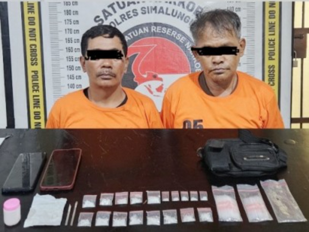 Tim Sat Narkoba Polres Simalungun Ringkus Dua Pelaku Sindikat Sabu 10,94 Gram,