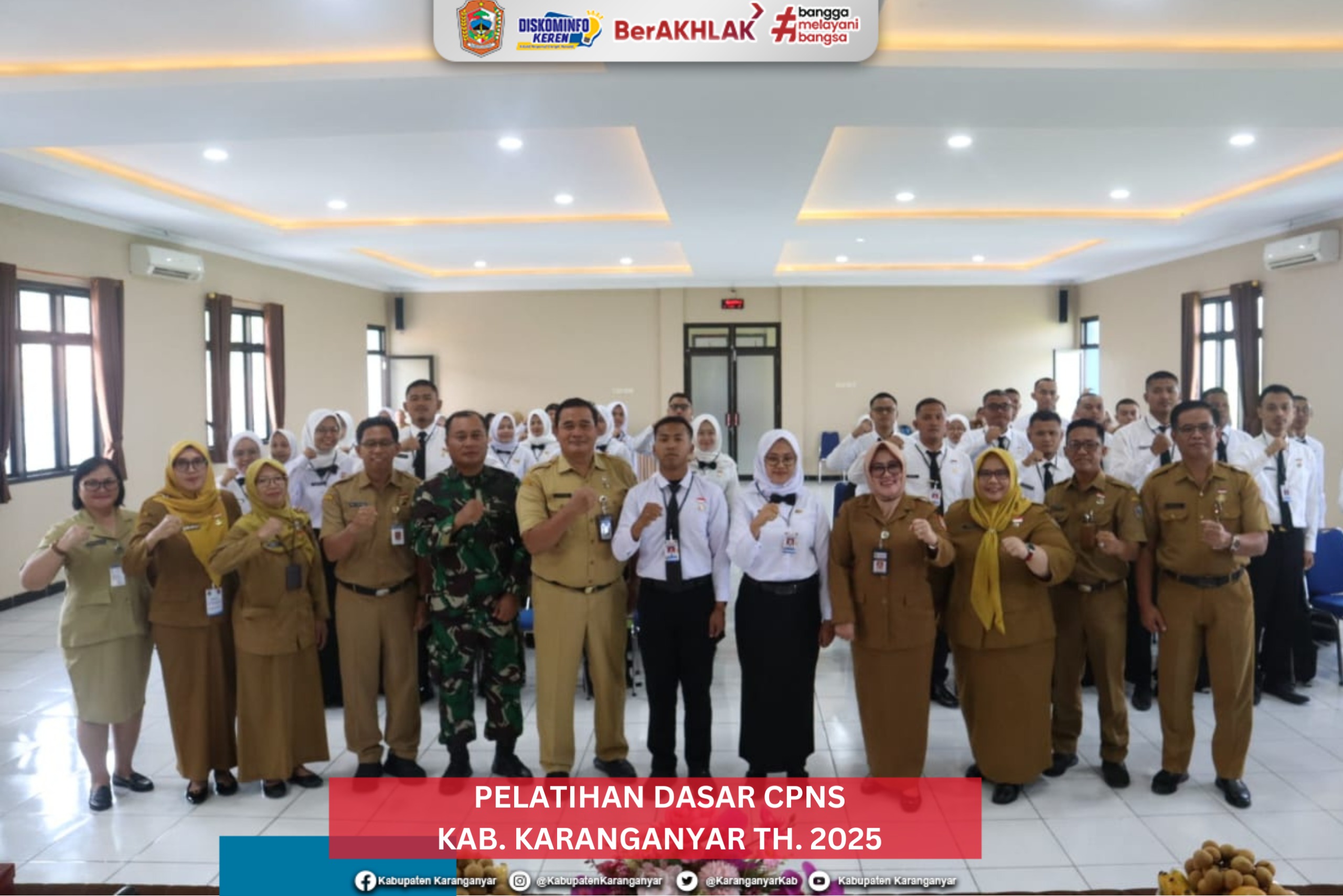 Pelatihan CPNS Membentuk Profesional Dan Berintegritas Dibuka Oleh Asisten Administrasi Umum 