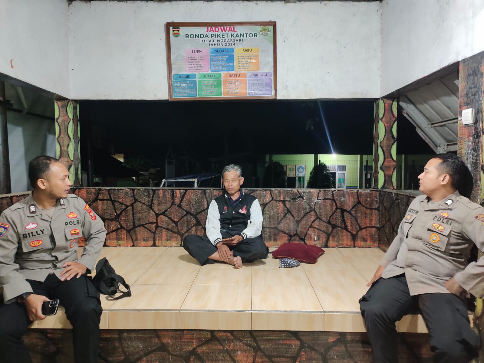  Cegah Premanisme dan Ciptakan Rasa Aman, Polsek Plered Gencarkan Patroli Malam