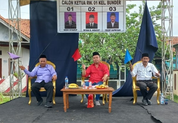 Pemilihan Ketua RW 01 Kelurahan Bunder Berlangsung Demokratis, Moh Syarip Kembali Pimpin RW 01