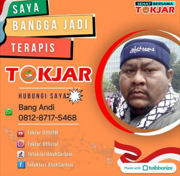 TERAPI TOKJAR, Solusi Alami Atasi Berbagai Keluhan Fisik dan Kembalikan Kebugaran Tubuh