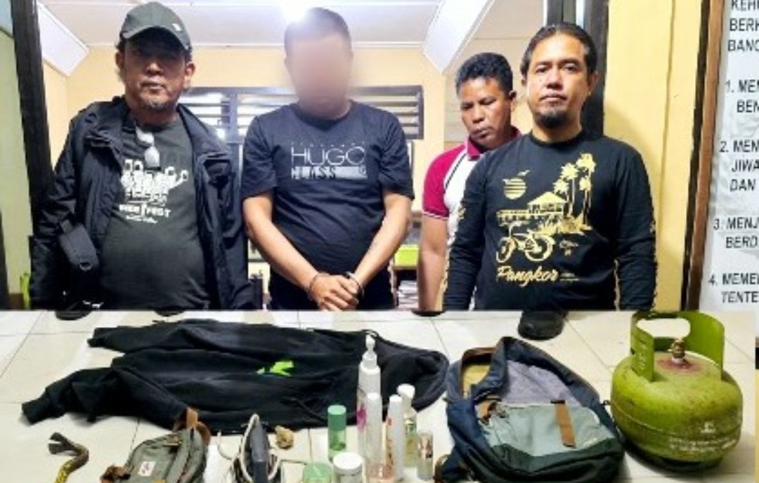 Tim Laser Anti Bandit Polres Simalungun Ciduk Pembobol Rumah Dinas Pendeta