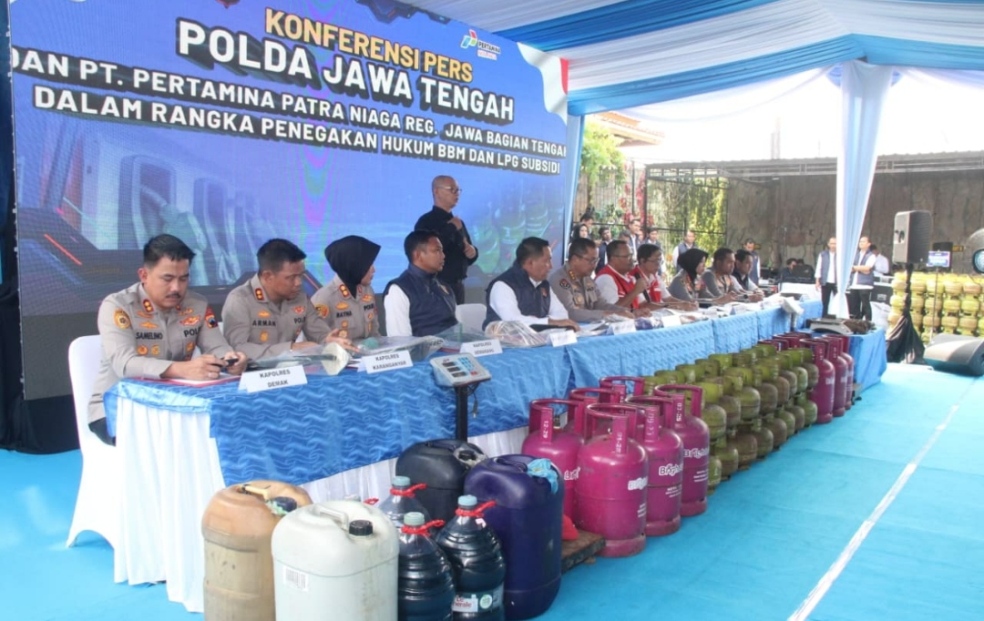 Polda Jateng Ungkap 53 Kasus Penyalahgunaan Subsidi Migas, 60 Tersangka Diamankan