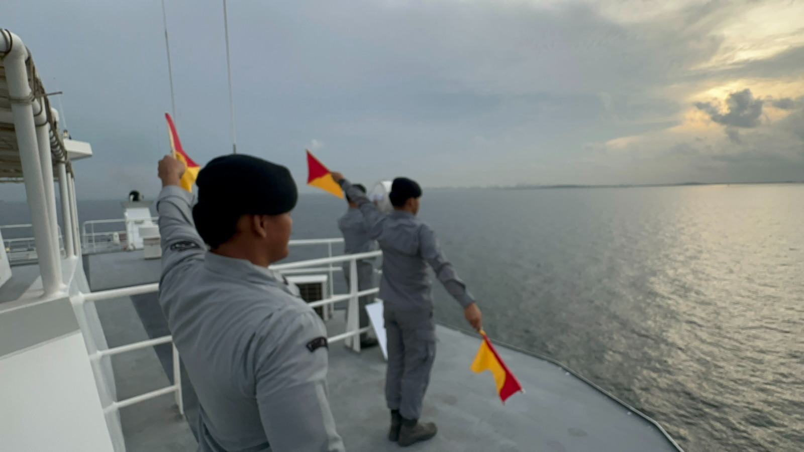 Bakamla RI dan Japan Coast Guard Gelar Latihan Bersama di Selat Singapura