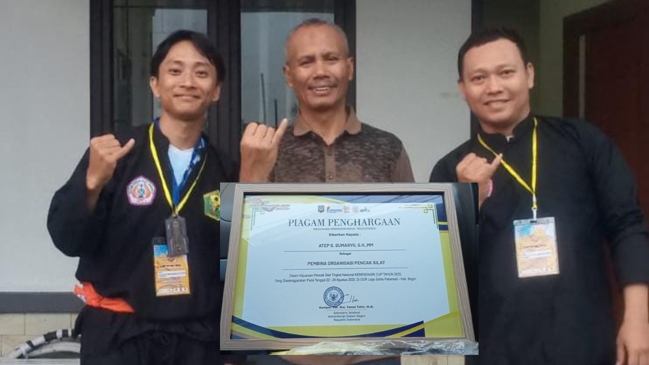 Camat Dramaga Kabupaten Bogor Raih Penghargaan atas Prestasi Gemilang KPS Tjimande di Kejuaraan Kemendagri Cup