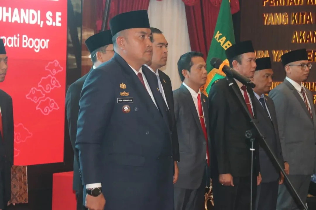 Rudy Susmanto Tegaskan Komitmen Pelayanan Publik Usai Lantik 13 Pejabat Baru Pemkab Bogor
