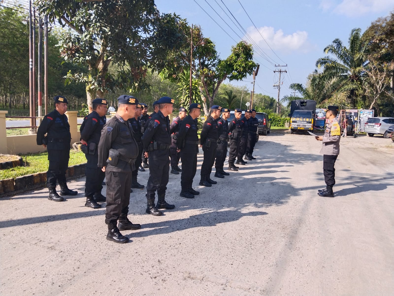 Sukses Amankan Pemilu 2024 di Simalungun, Polres Gelar Apel Pelepasan Personil Brimob