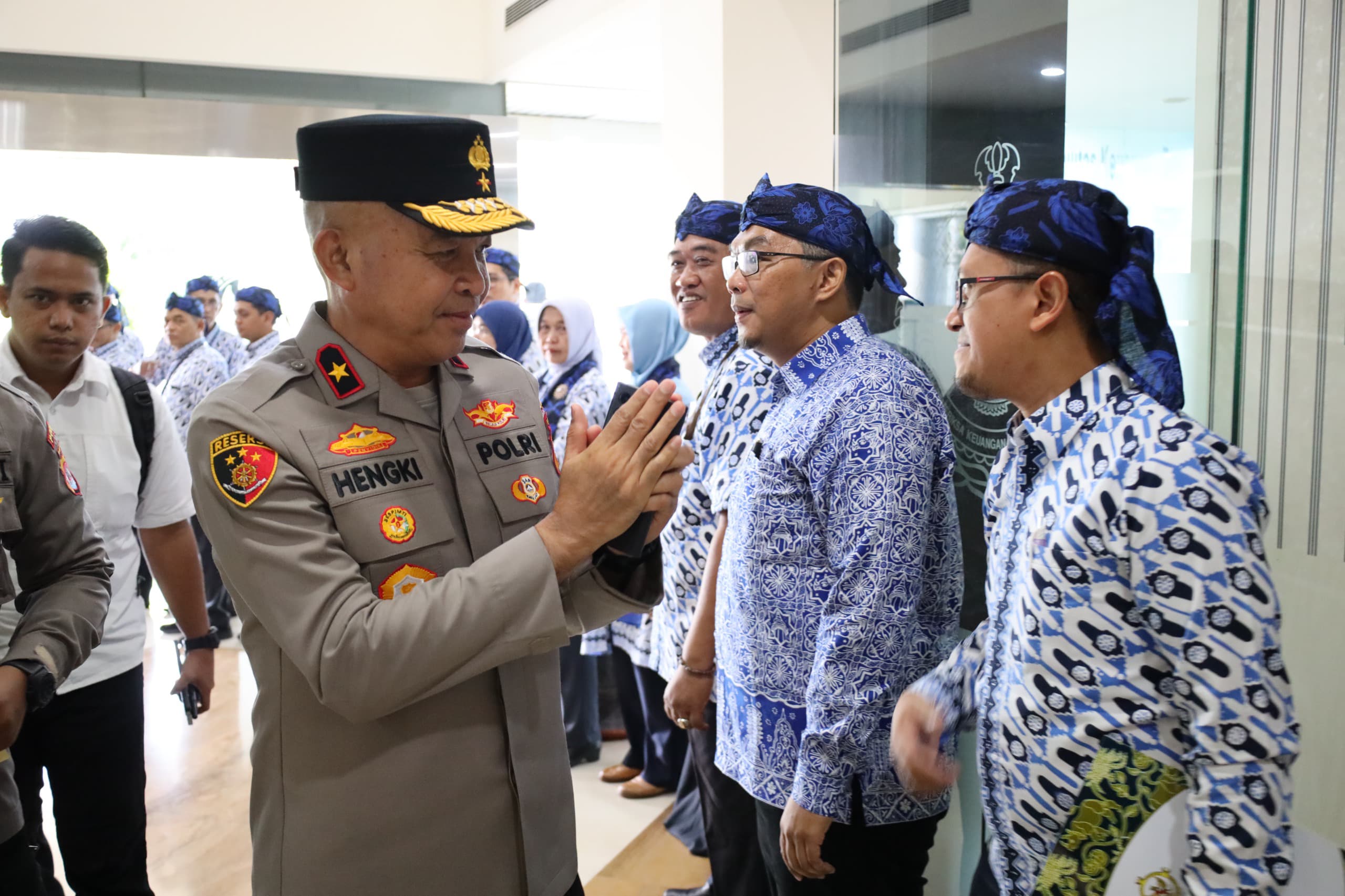  Wakapolda Banten Hadiri Acara Serah Terima Jabatan Kepala BPK Perwakilan Provinsi Banten