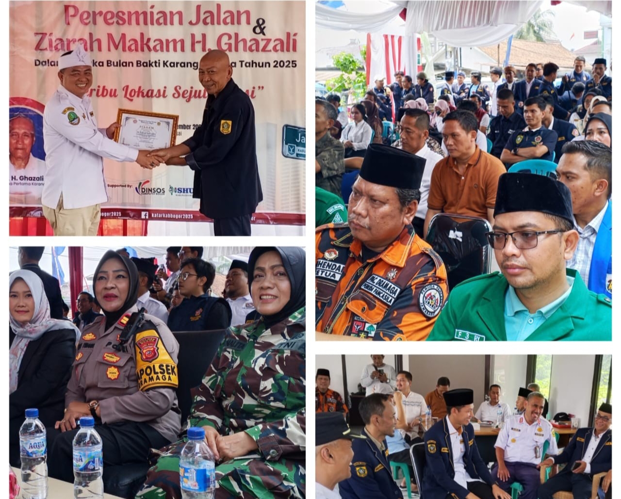 Kabupaten Bogor Persembahkan Jalan H. Ghazali, Wujud Penghormatan Untuk Pendiri Karang Taruna 