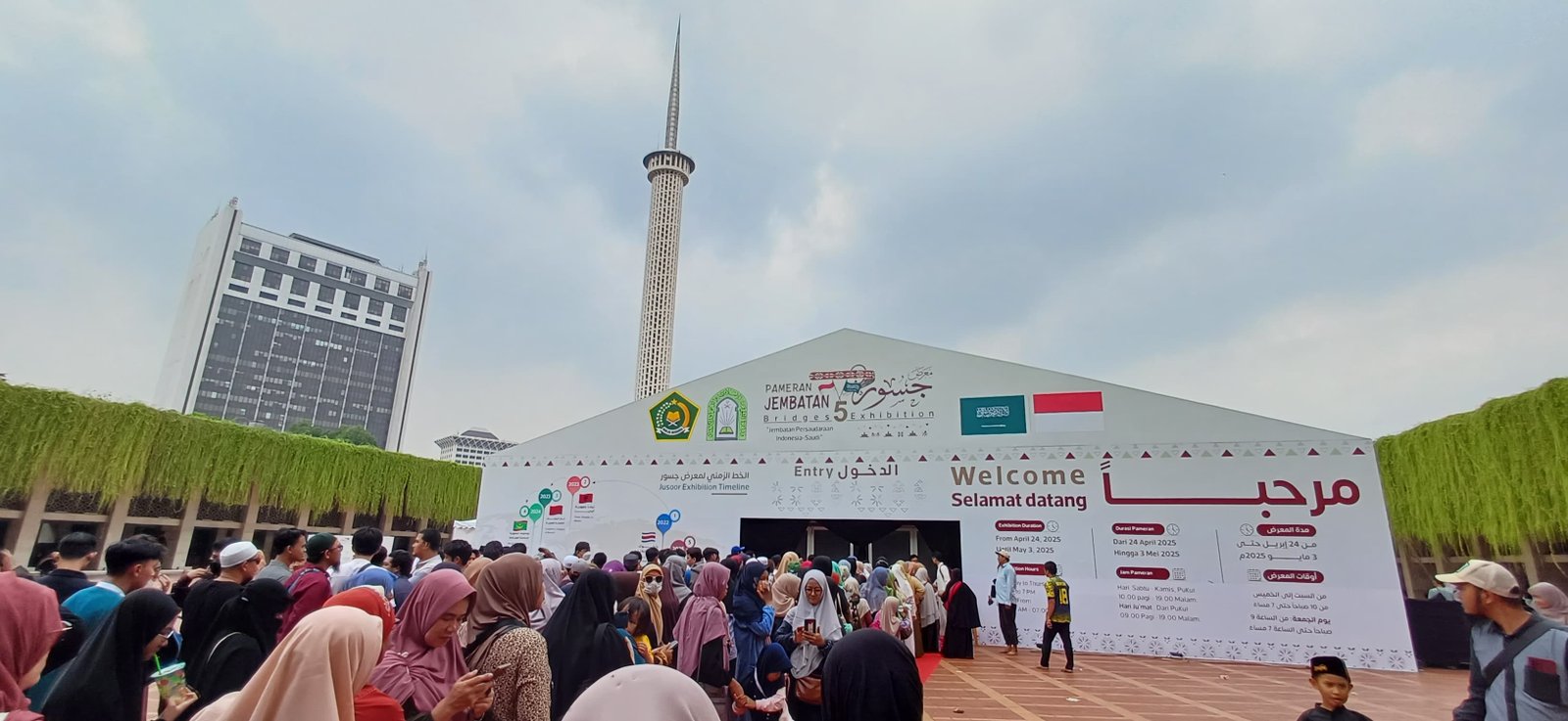 Pameran Jusur Resmi Dibuka di Istiqlal, Simbol Eratnya Hubungan Indonesia–Arab Saudi
