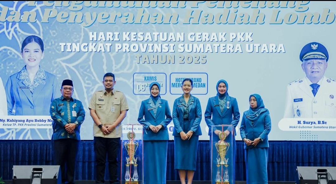 Ketua PKK Labuhanbatu Hadiri Penutupan Jambore Kader PKK se-Sumatera Utara Tahun 2025