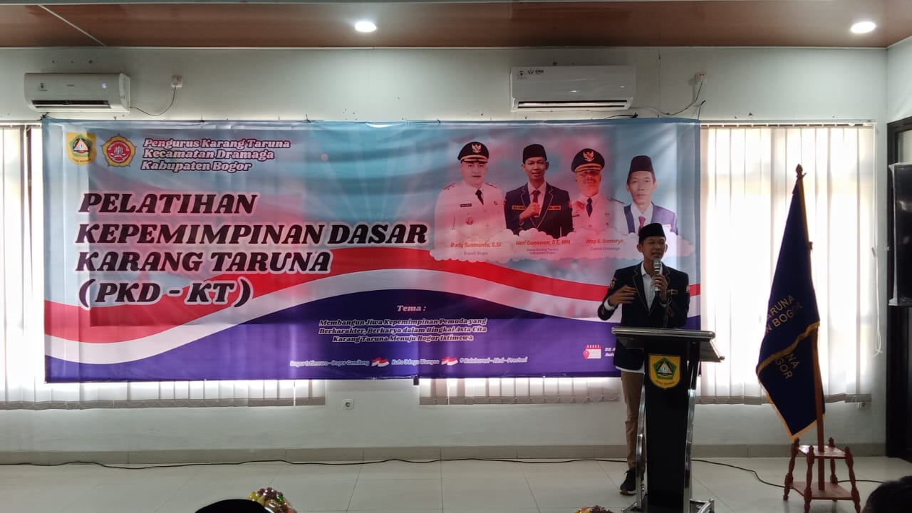 Karang Taruna Dramaga Gelar Pelatihan Kepemimpinan Dasar untuk Wujudkan Pemuda Berdaya dan Berkontribusi