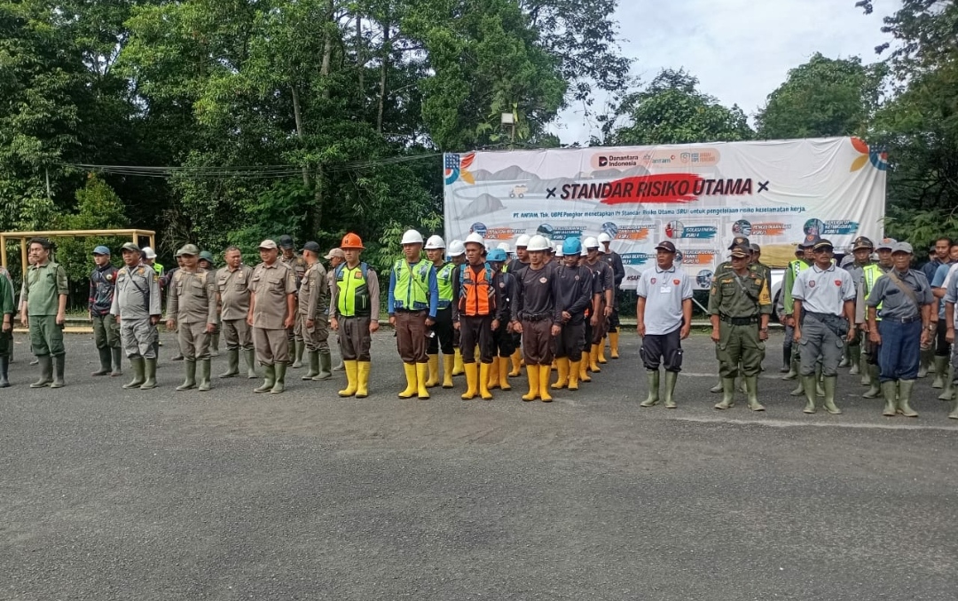 Antam UBPE Pongkor Gempur Tambang Ilegal, Sinergi Kuat Amankan Wilayah IUP