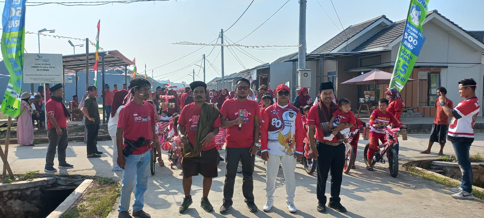 Meriahkan HUT RI Ke-80, Warga Puri Harmoni Cisoka 2 Gelar  Perlombaan dan Karnaval