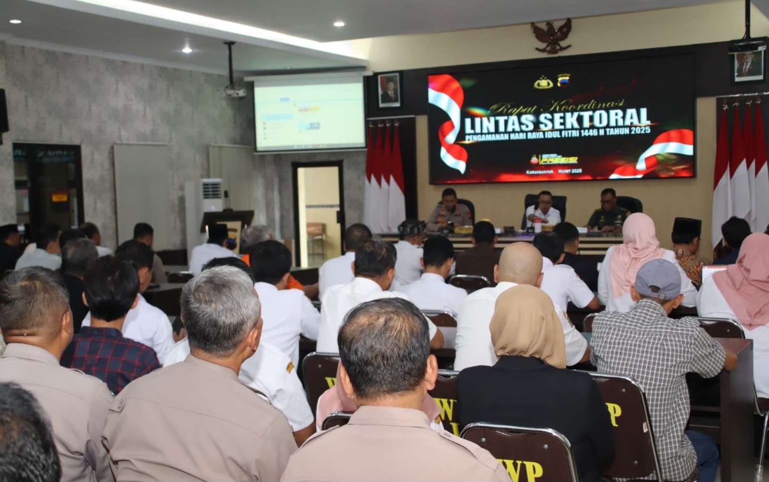 Polres Karanganyar Gelar Rakor Linsek Operasi Ketupat Candi-2025 untuk Pengamanan Idul Fitri 1446H