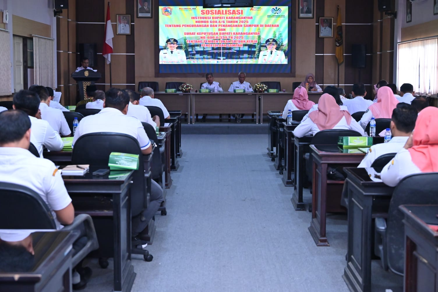 Bupati Intruksikan Pemkab Karanganyar Sosialisasikan Terkait Sampah