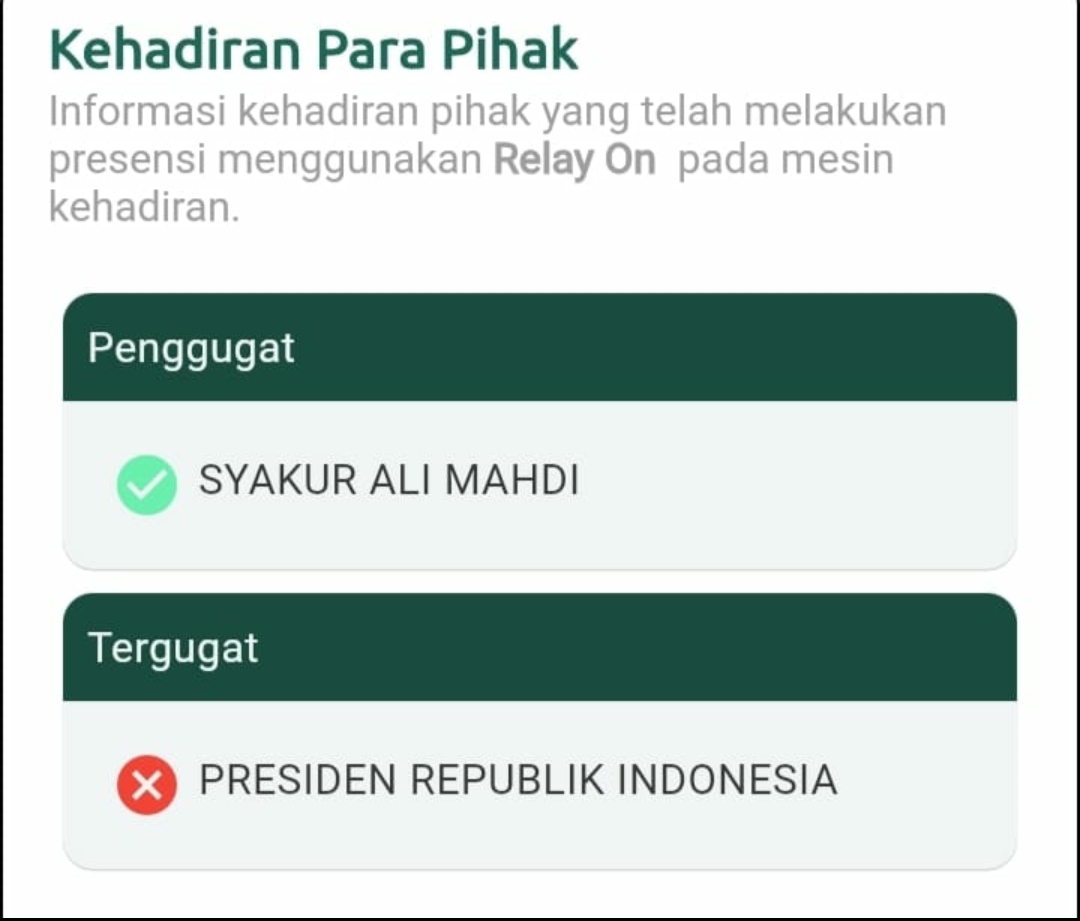 Prabowo Subianto Absen di Sidang Gugatan Rp 5.000 Triliun soal Status Ibu Kota
