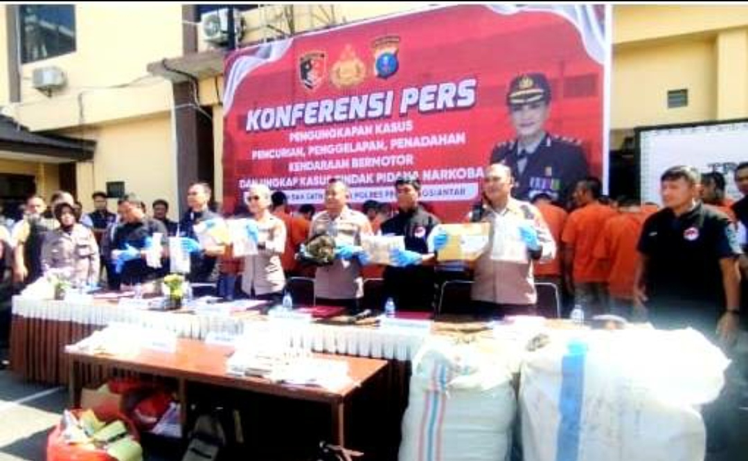 Polres Siantar Ungkap 103 Kasus Narkoba, Tersangka 140 Orang dan 9 Kasus Curanmor  