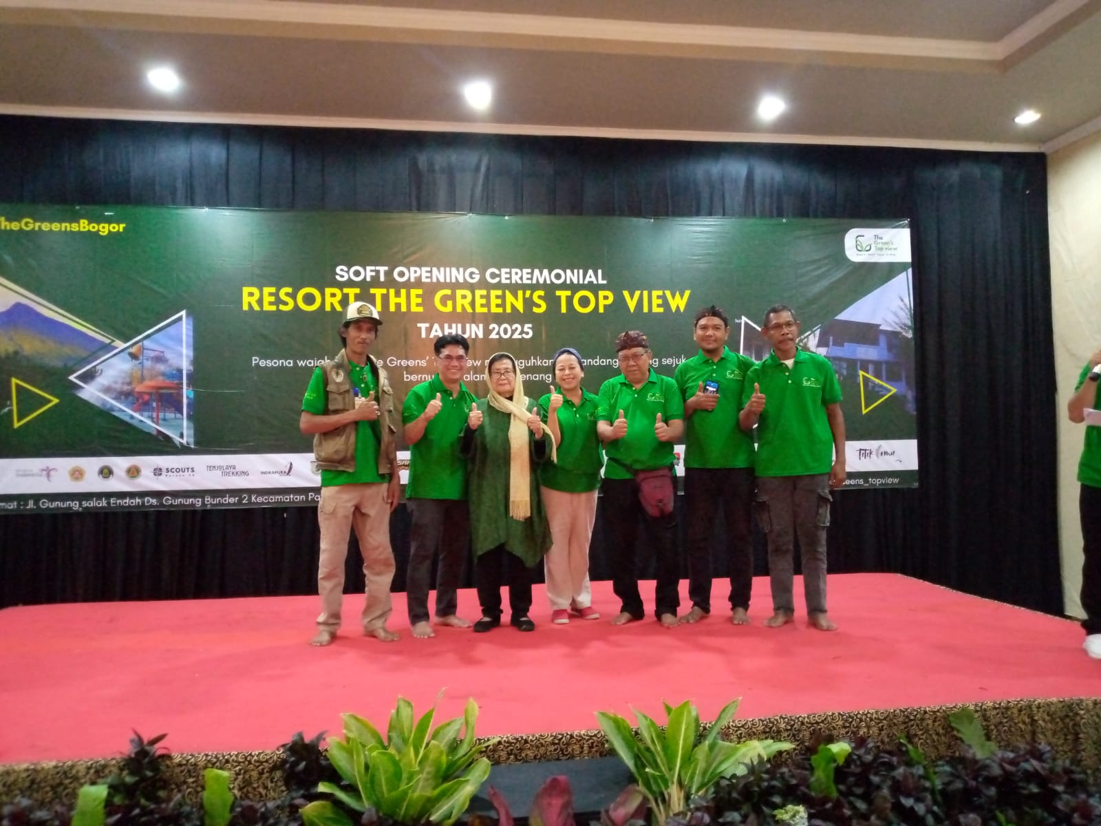 The Green's Top View Resort Bogor Mengadakan Soft Opening dengan Meriah