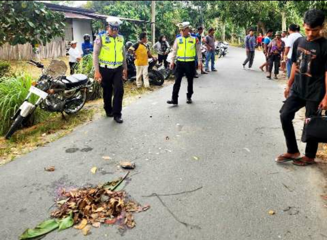 Guru Pengendara Honda CB Tewas Tergilas Truk, Polres Simalungun Lakukan Proses Hukum