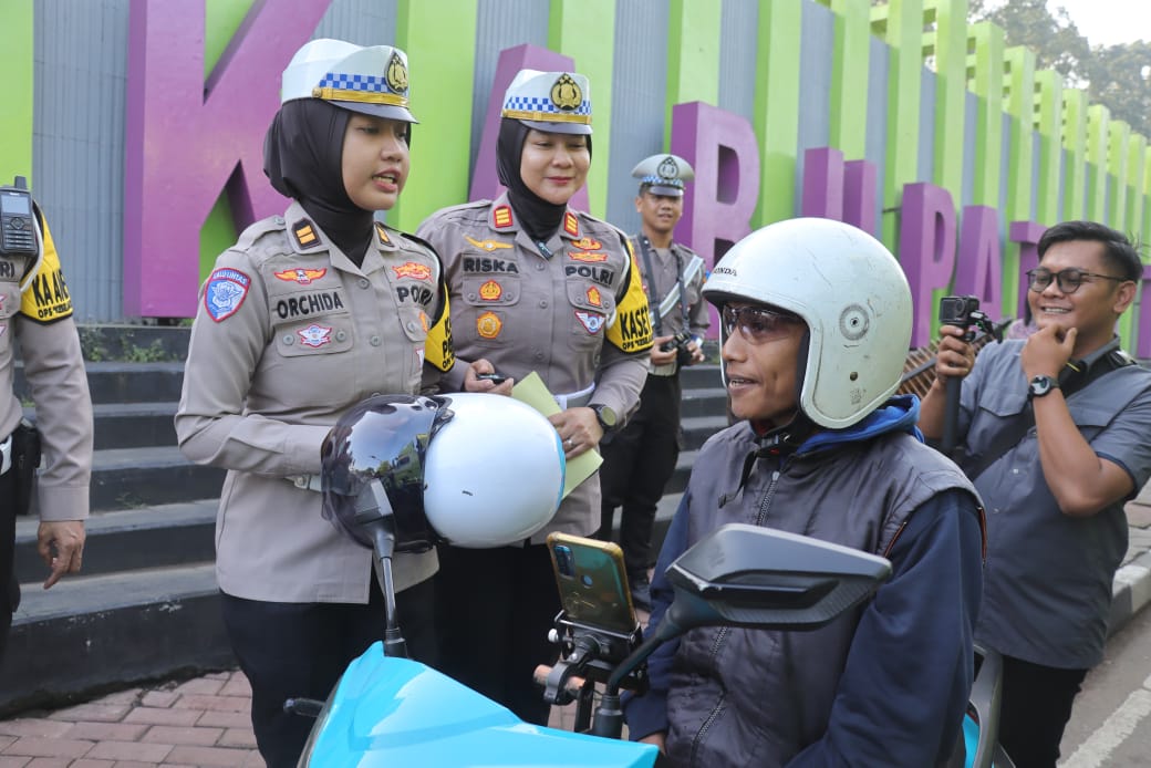 Ajak Masyarakat Tertib Lalu Lintas, Kasat Lantas Polresta Tangerang Gelar Kampanye Keselamatan lalu Lintas