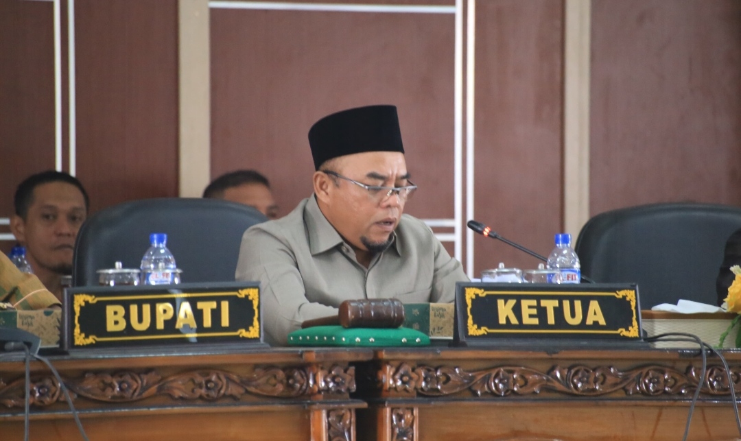 Sidang Paripurna Laporan Reses I DPRD Tahun 2025 Dihadiri Wakil Bupati 