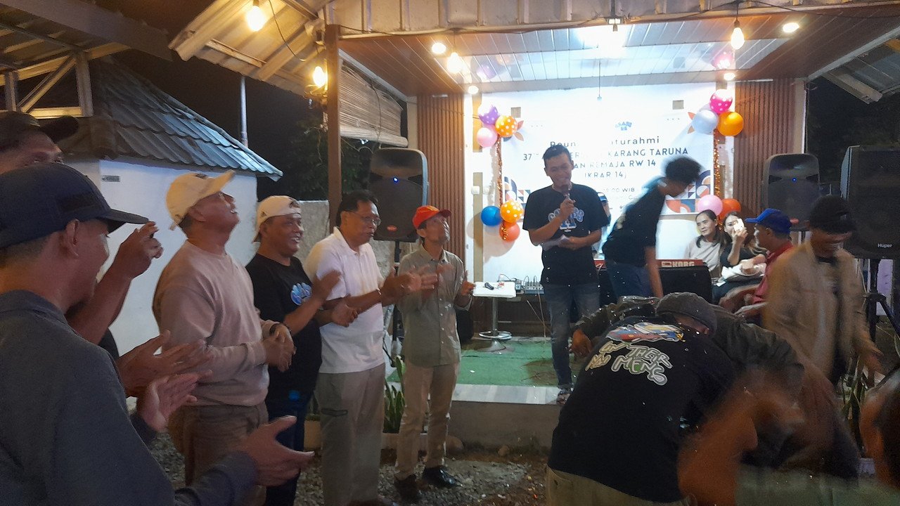 Karang Taruna IKRAR 14 Gelar Acara Ulang Tahun ke-37 di Gatami Coffee Bogor