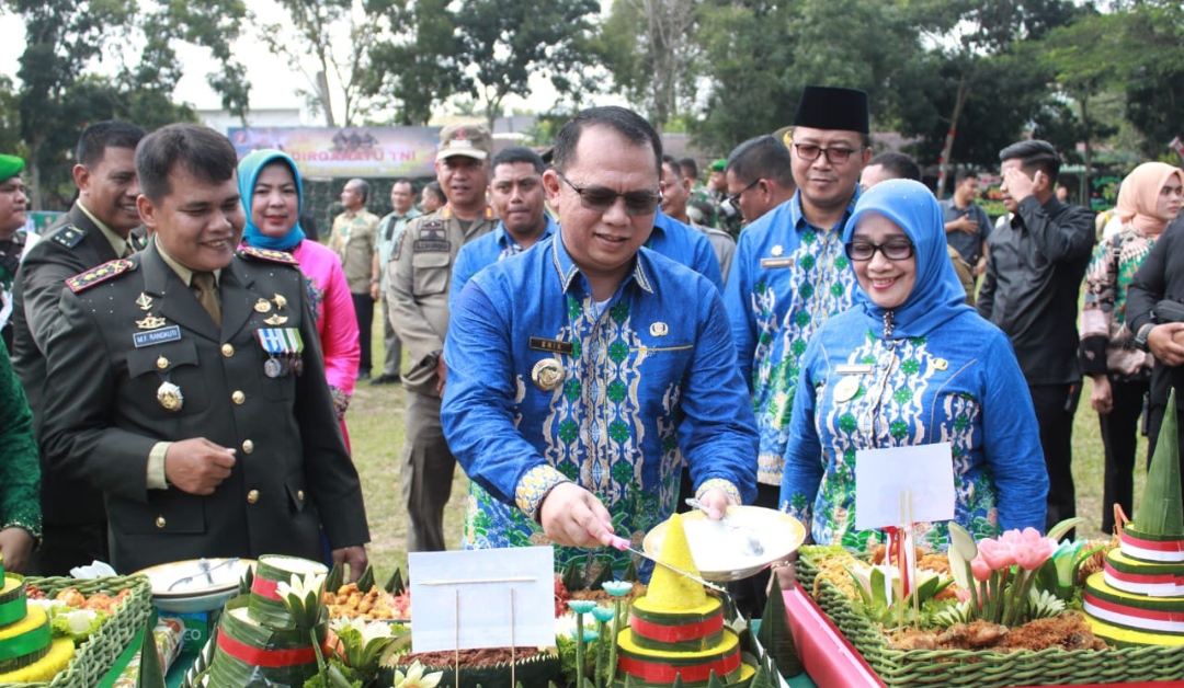 Bupati dan Wakil Bupati Labuhanbatu Hadiri Upacara Peringatan HUT TNI ke- 78 