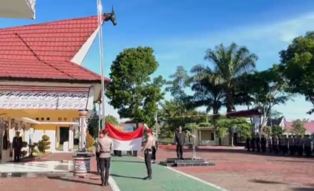 Polres Simalungun Gelar Upacara Peringati Hari Lahir Pancasila