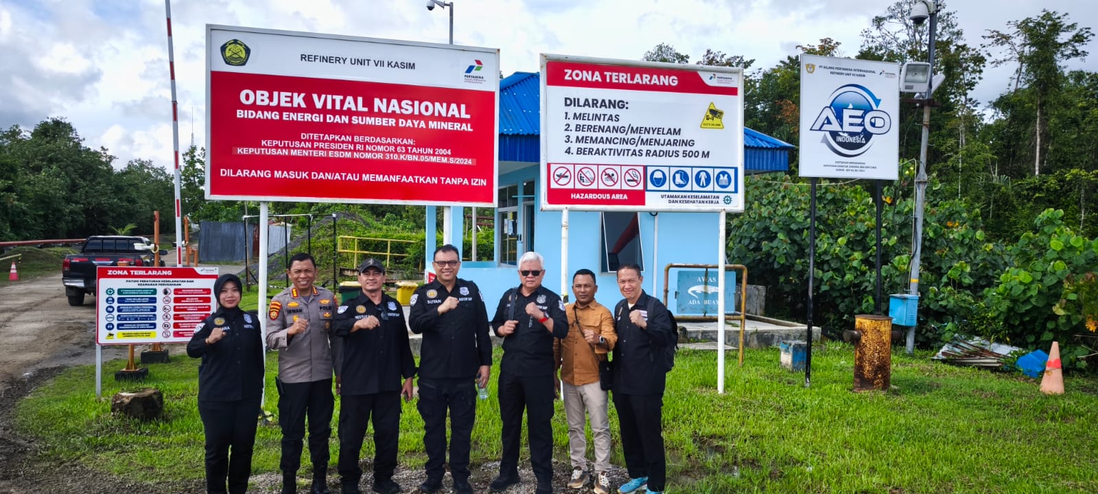 Kombes Sutan Ginting; Buka Wasdal II Implementasi SMP PT. Kilang Pertamina International VII Kasim - Sorong 