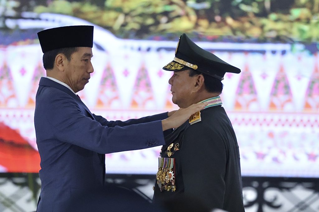 Kenaikan Pangkat Istimewa dari Presiden Jokowi, Prabowo Resmi Menyandang Pangkat Jenderal TNI Bintang Empat