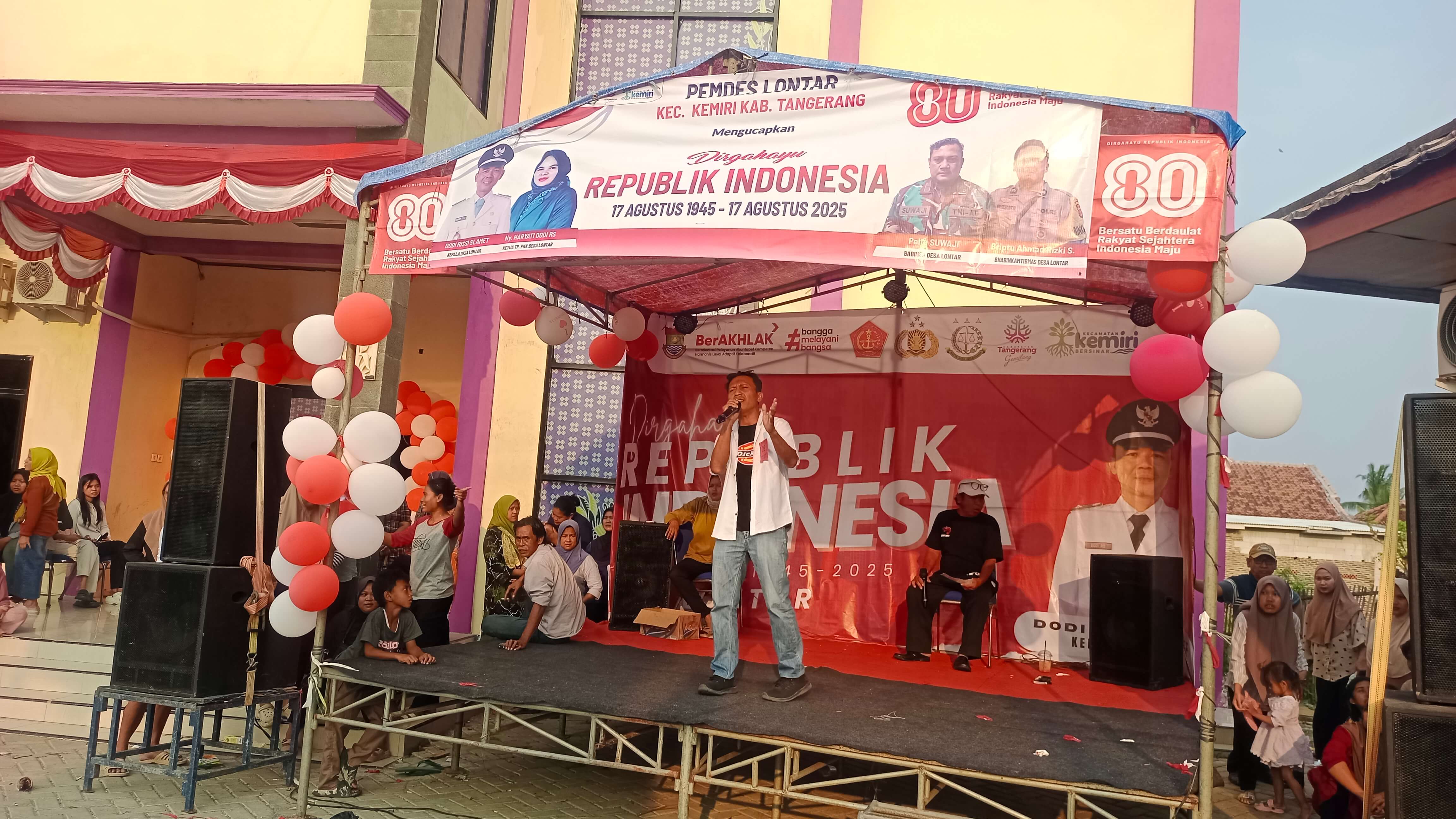 Semarak HUT RI ke-80, Desa Lontar Gelar Lomba Karaoke untuk Warga