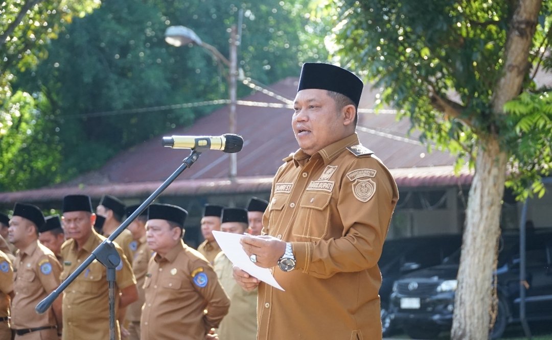 Pimpin Apel Pasca Libur Lebaran, Wabup Labuhanbatu:
