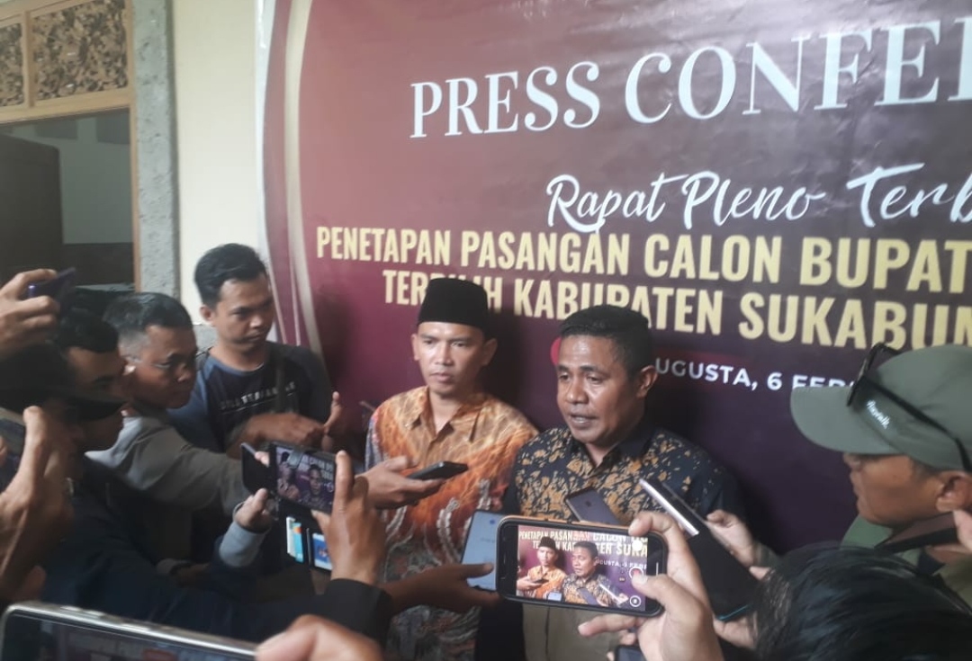 KPU Kabupaten Sukabumi Tetapkan Asep Japar dan Andreas sebagai Bupati dan Wabup Terpilih